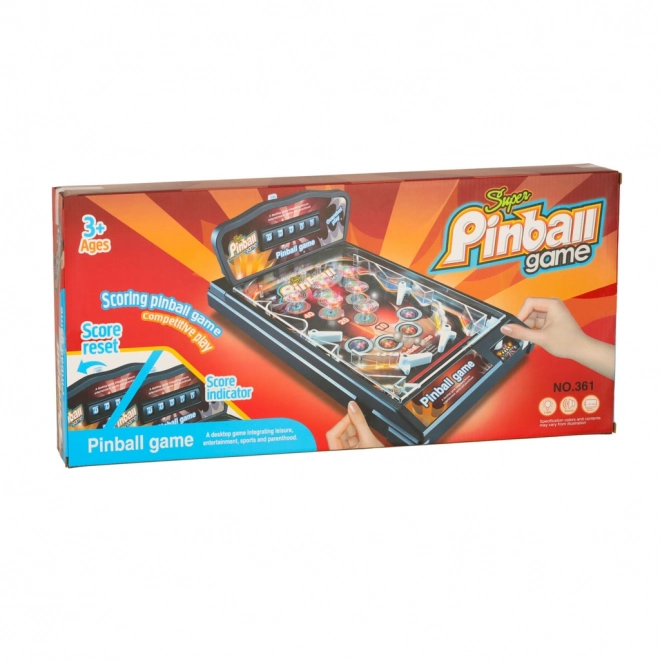Flipper Pinball Negru Joc cu Lumini și Sunete Uimitoare
