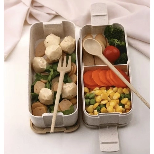 Lunchbox eco de 750ml cu tacâmuri