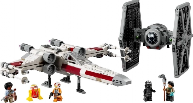 Stel Star Wars TIE și X-wing LEGO