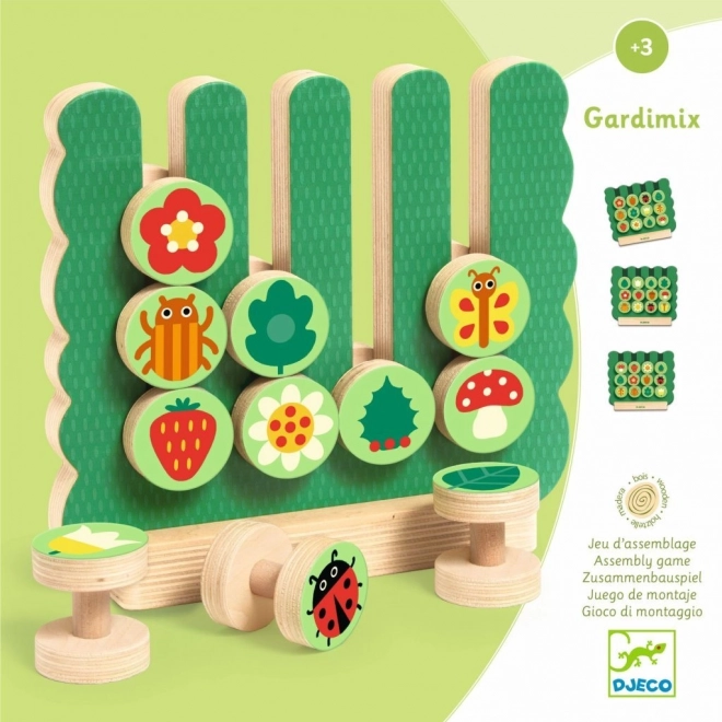 Joc educativ din lemn Gardimix de la Djeco