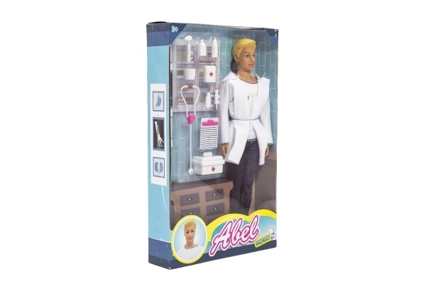 figurina doctor din plastic 30 cm cu accesorii