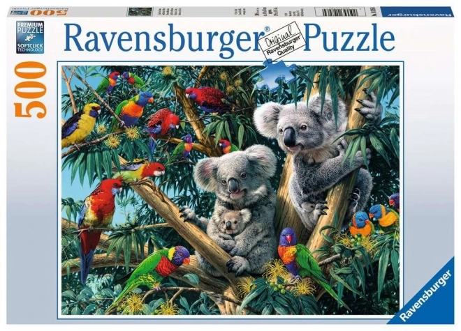 Puzzle Koaly în copac 500 piese Ravensburger