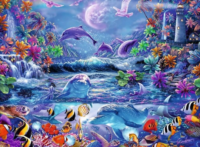 Puzzle Ravensburger luminoase magie lunară 500 piese