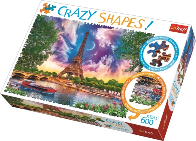 Puzzle Trefl Crazy Shapes 600 piese - Cerul deasupra Parisului