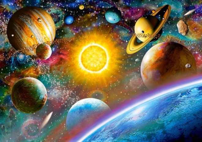 Puzzle spațiu cosmic 500 piese