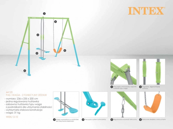 Leagăn de grădină pentru copii INTEX Glider