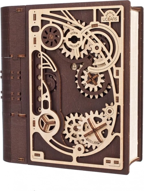 Carte mecanică din lemn a secretelor UGEARS