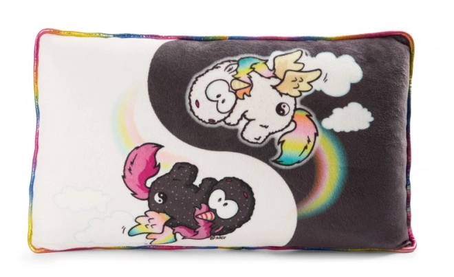 Perna din pluș Unicorn Yin & Yang Curcubeu