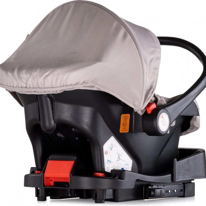 Scaun auto Aura i-Size 40-85cm Tiramisu