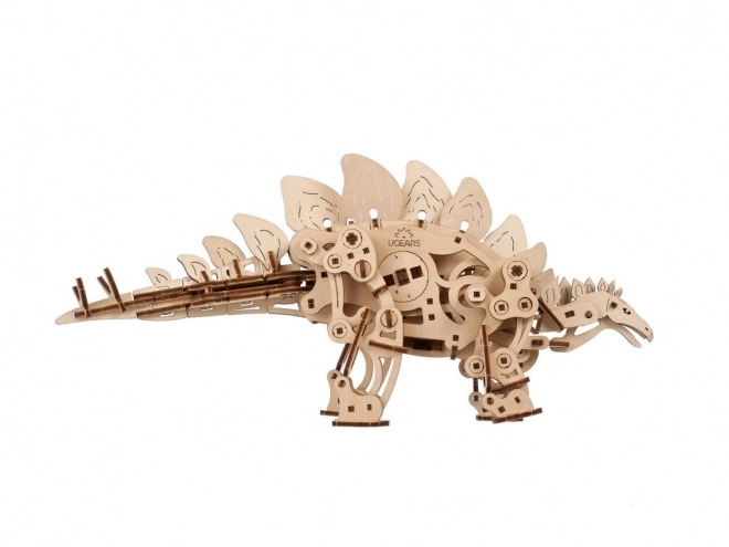 Puzzle mecanic din lemn 3D Ugears Stegosaurus