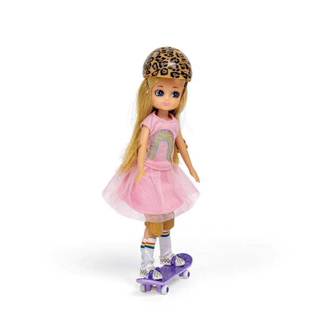 Skateboard cu bride pentru trucuri ușoare