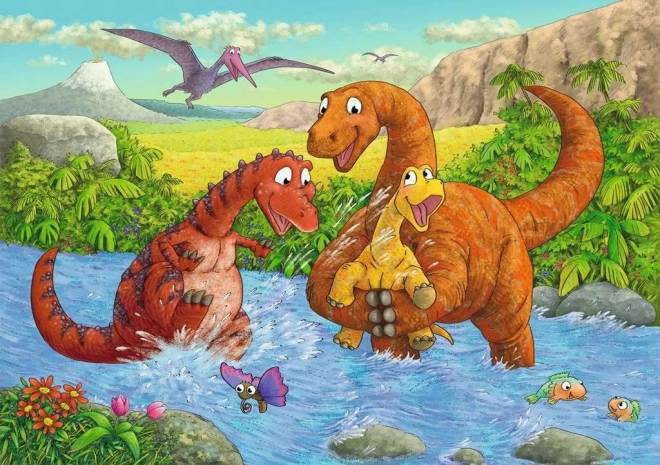 Puzzle distractiv cu dinozauri Ravensburger