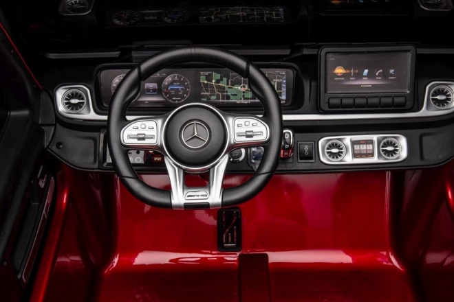 Mașină pe acumulator Mercedes G63 XXL Roșu 24V