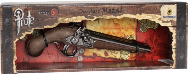 Pistol metalic de pirat