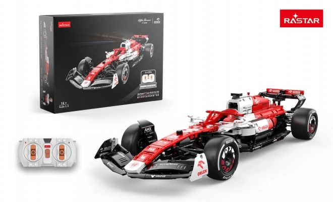 Mașinuță Alfa Romeo F1 C42 din blocuri R/C Rastar 1:8