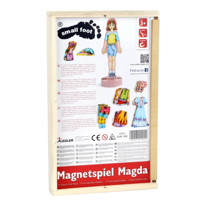 păpușă magnetică de îmbrăcat Magda