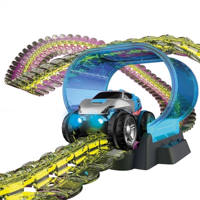 Set Piste Autostrada Smoby Flextreme Neon