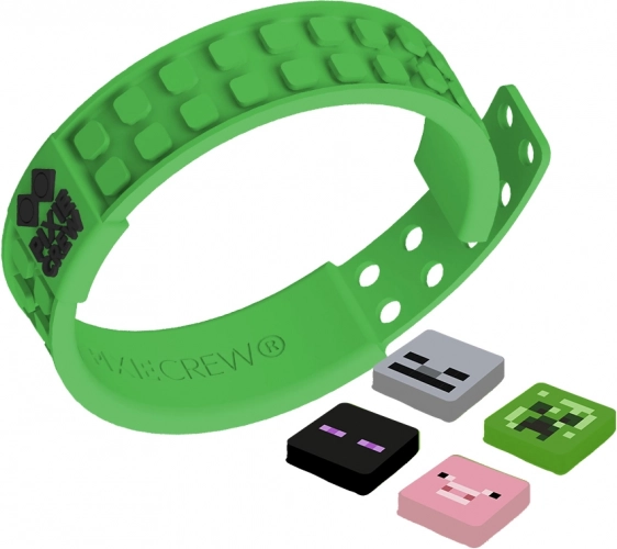 Brățară verde ajustabilă Pixie Crew & Minecraft