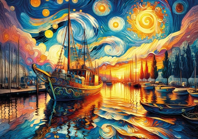 Puzzle Brăzdit mările 260 piese