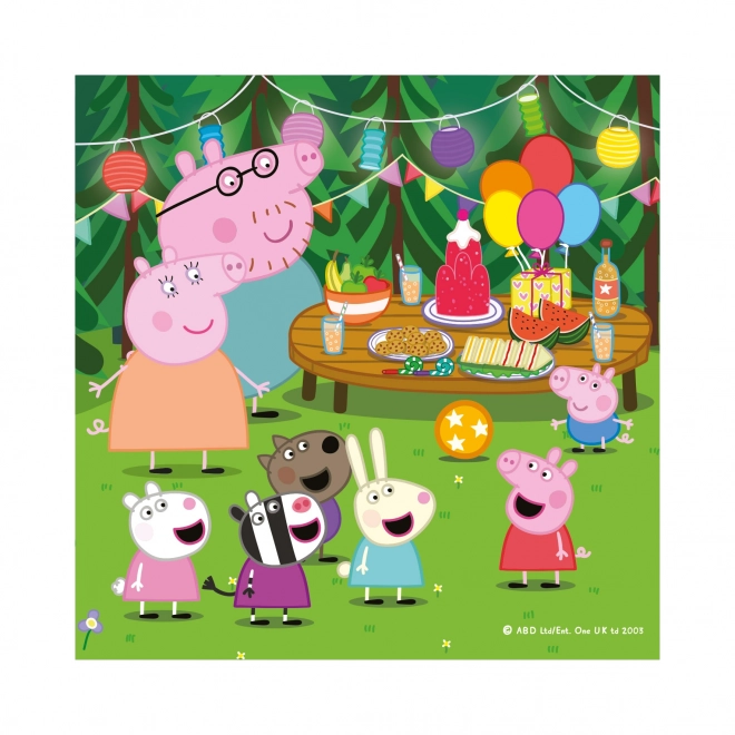 Puzzle Dino Peppa Pig în vacanță