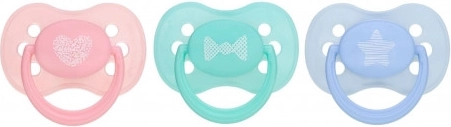Canpol babies Suzeta 6-18m siliconată simetrică PASTELS