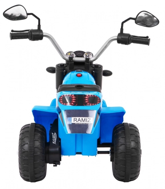 motocicletă mini blue pentru copii cu sunete și lumini LED