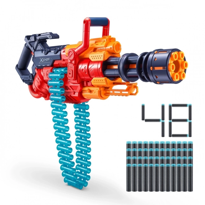 Aruncătorul X-Shot Crusher cu 48 de proiectile din spumă
