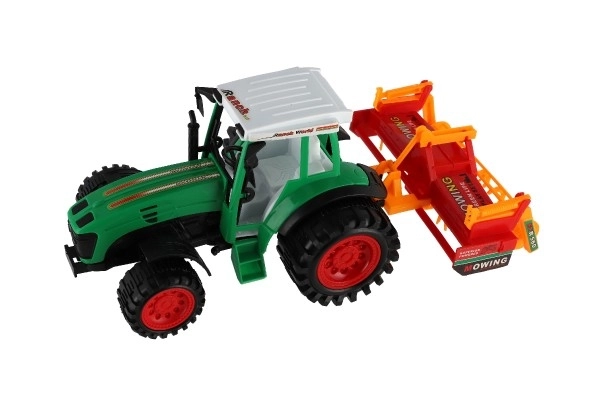 Tractor cu remorcă cu cilindru combinat din plastic