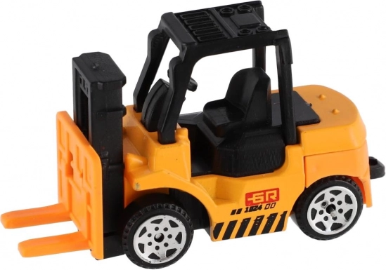 Mini mașini de construcție metal/plastic 7 cm mod liber mix tipuri