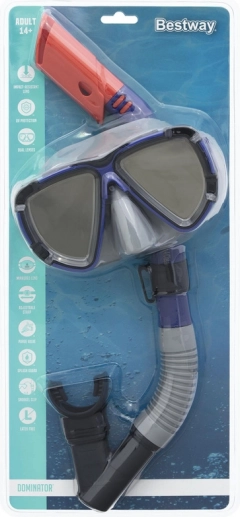 Set scufundare Bestway negru cu mască și snorkel