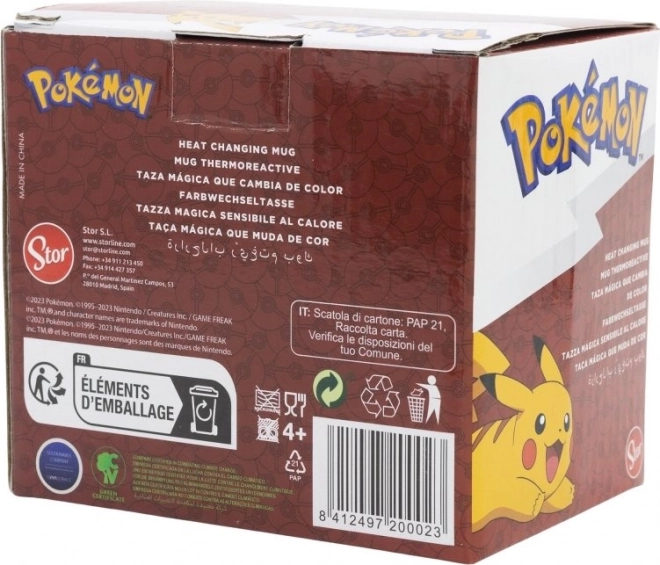 Cana ceramică schimbătoare Pokémon 325ml