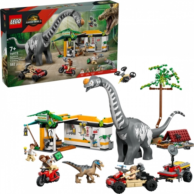 LEGO Jurassic World Pe urmele titanosaurlui și raptorului