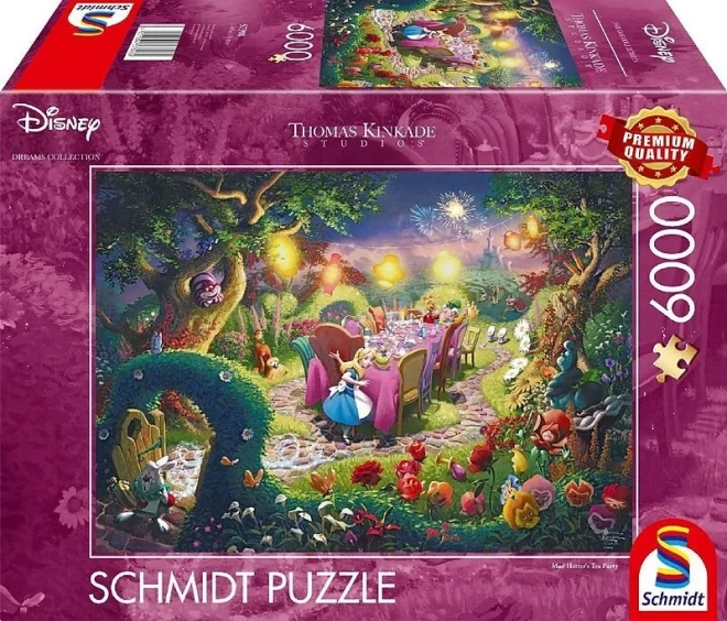 Puzzle Alice în Țara Minunilor: Ceaiul pălărierului nebun 6000 piese