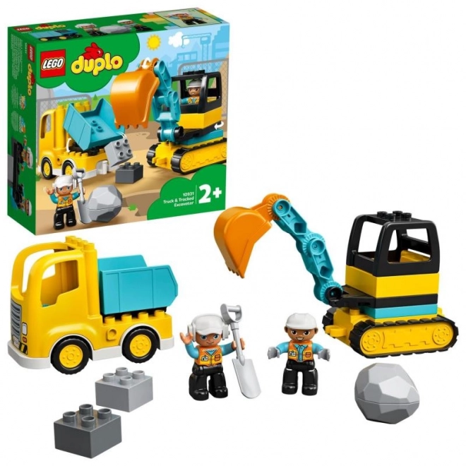 Lego Duplo - Camion și Excavator pe șenile