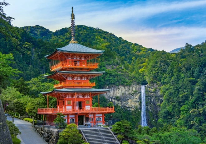 Puzzle Templul Seiganto-ji, Japonia 500 piese