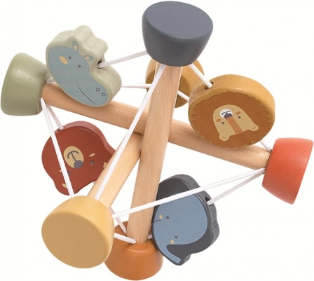 Mingea activă din lemn Safari 2Kids Toys