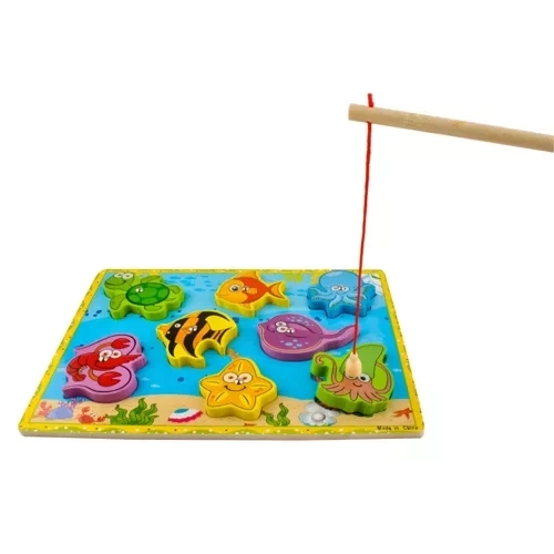 Puzzle Interactivă Pescuit Rybki