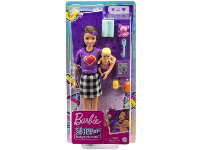 Păpușa Barbie Skipper Dădaca