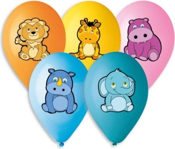 Baloane gonflabile cu animale 5 buc