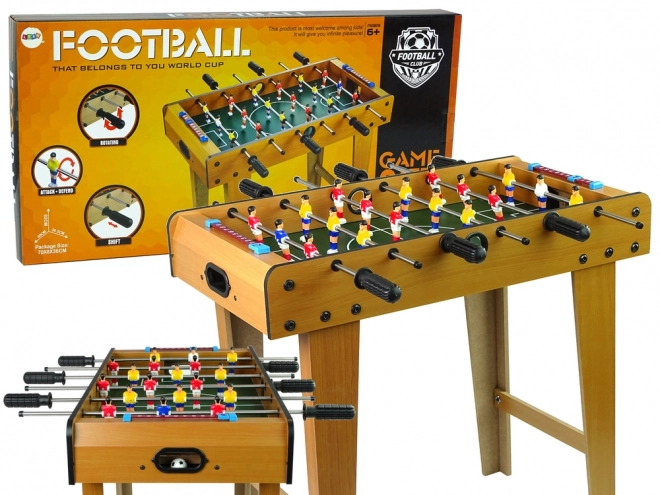 Joc de fotbal cu picioare din lemn 62 cm
