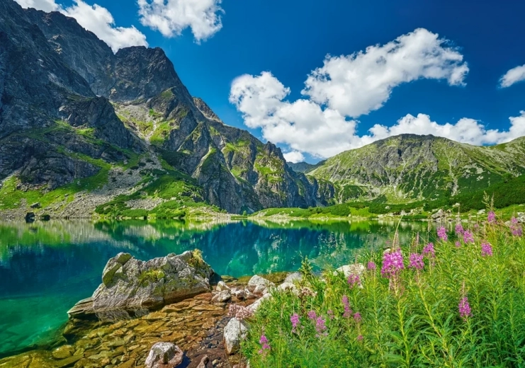 Puzzle Negru Staw pod Rysy, Tatra 500 piese