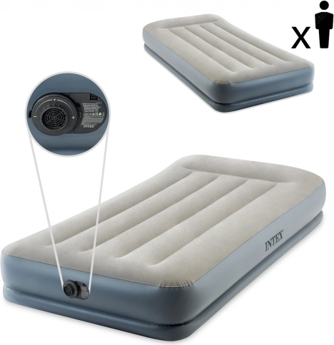saltea gonflabilă cu pompă integrată 191 × 99 × 30 cm INTEX