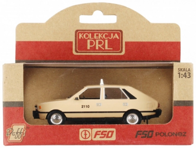 Vehicul Retro FSO Polonez Taxi Bej