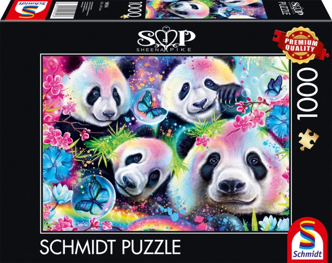 Puzzle Neon Pandy 1000 piese