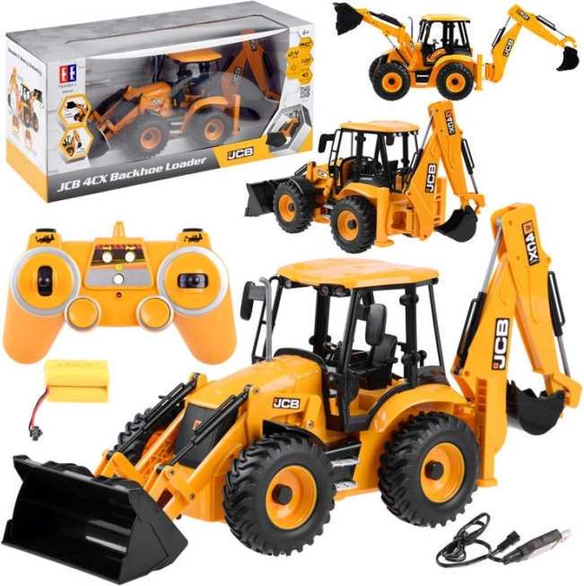 Tractor RC mare – buldozer și încărcător JCB 1:20
