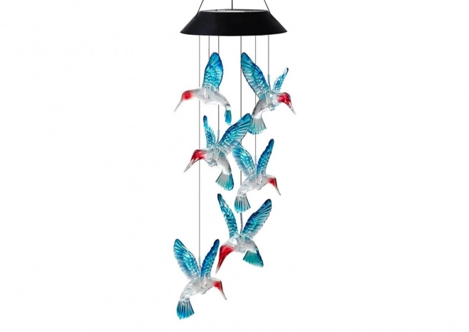 lampă solară cu păsări colibri LED colorată