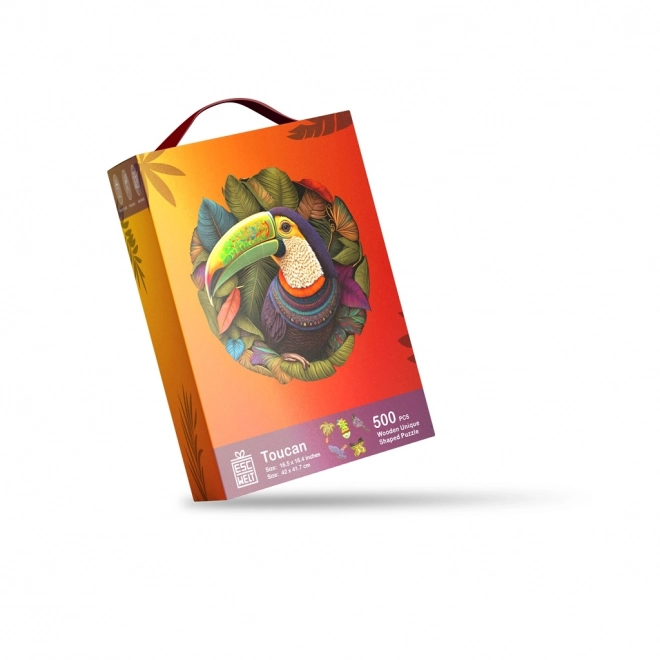 Puzzle din lemn tucan 500 piese
