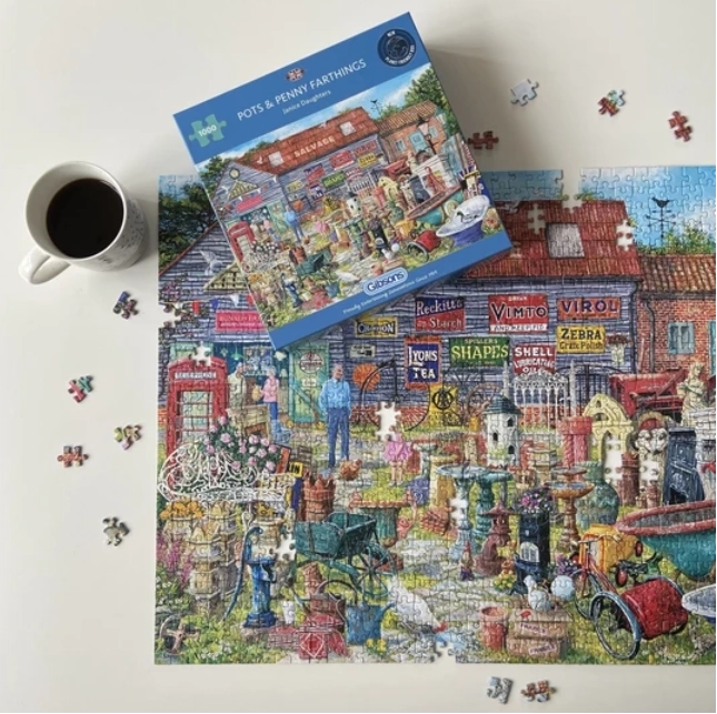 Puzzle Gibsons antichități și comori 1000 piese