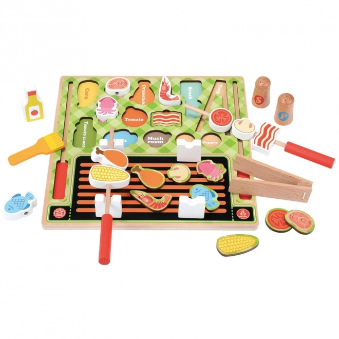 Puzzle din lemn Grill 3D