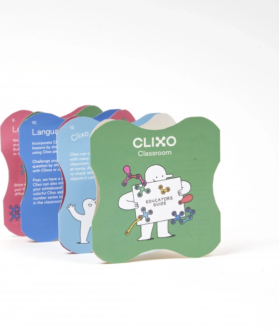 Clixo set colorat cu magneți pentru copii